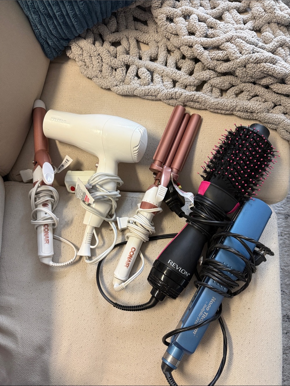 BUNDLE!!! Straightener, Curler, Crimper, Blow Dryer and Blow dry brush